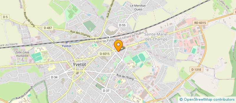 localisation de l'entreprise SCI RODIN  YVETOT