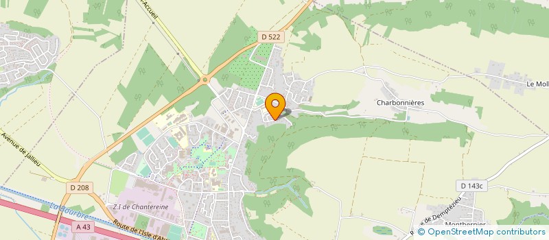 localisation de l'entreprise SCI RODIN  BOURGOIN-JALLIEU