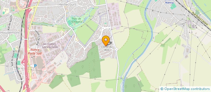 localisation de l'entreprise SCI RODIN  FLEVILLE-DEVANT-NANCY