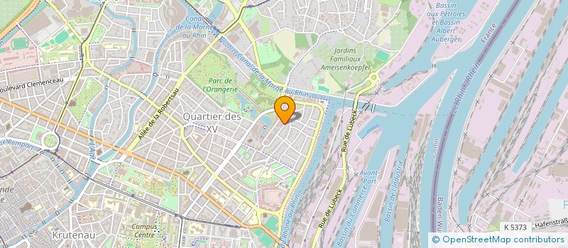 localisation de l'entreprise SCI RODIN  STRASBOURG