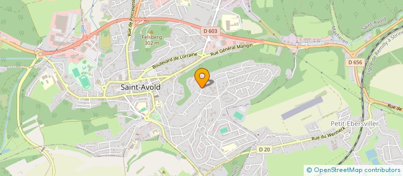 localisation de l'entreprise SCI RODO  SAINT-AVOLD