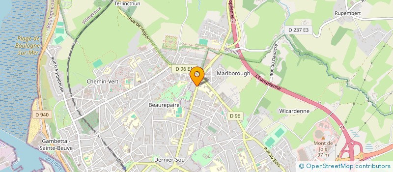 localisation de l'entreprise SCI RODOGREJE à SAINT-MARTIN-BOULOGNE