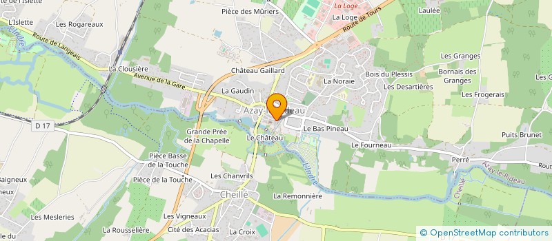 localisation de l'entreprise SCI RODOMA à AZAY-LE-RIDEAU