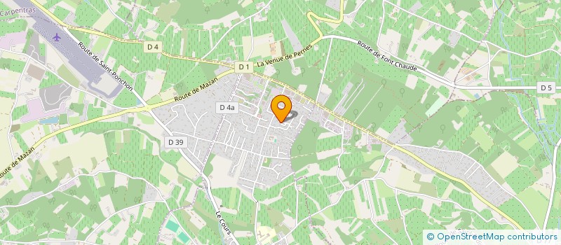 localisation de l'entreprise SCI RODRI  CARPENTRAS