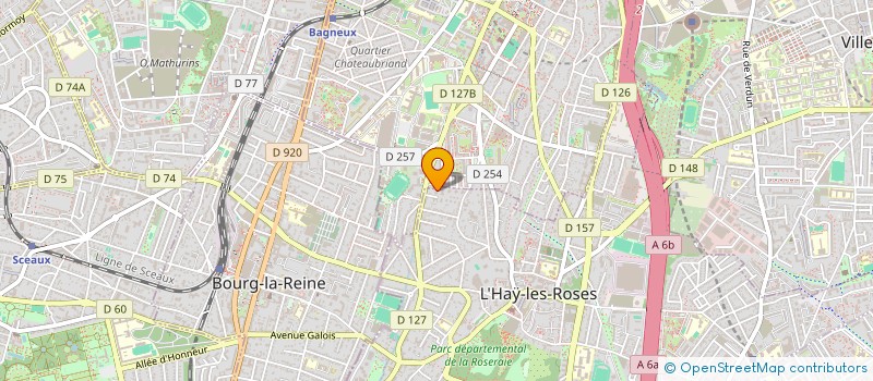 localisation de l'entreprise SCI RODRIE  L'HAY-LES-ROSES