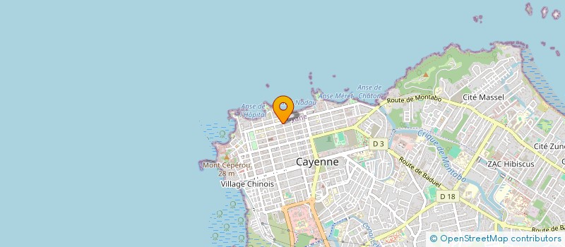 localisation de l'entreprise SCI RODRIGUE  CAYENNE