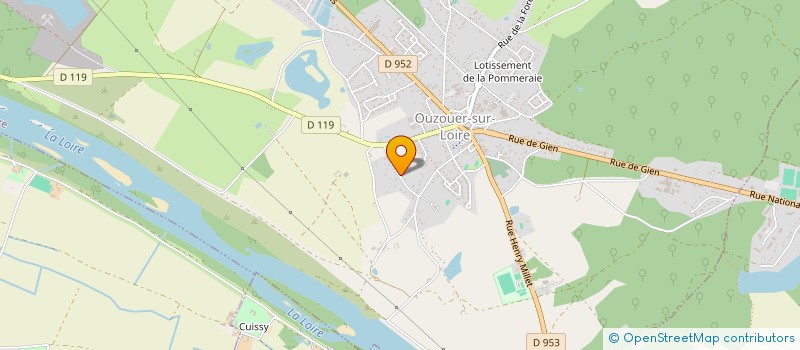localisation de l'entreprise SCI RODRIGUES  OUZOUER-SUR-LOIRE