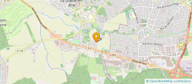 localisation de l'entreprise SCI RODRIGUES-L.  LA QUEUE-EN-BRIE