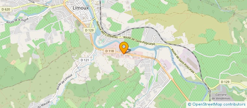 localisation de l'entreprise SCI RODRIGUEZ  LIMOUX