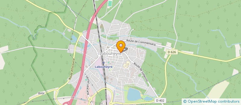 localisation de l'entreprise SCI RODRIGUEZ  LABOUHEYRE