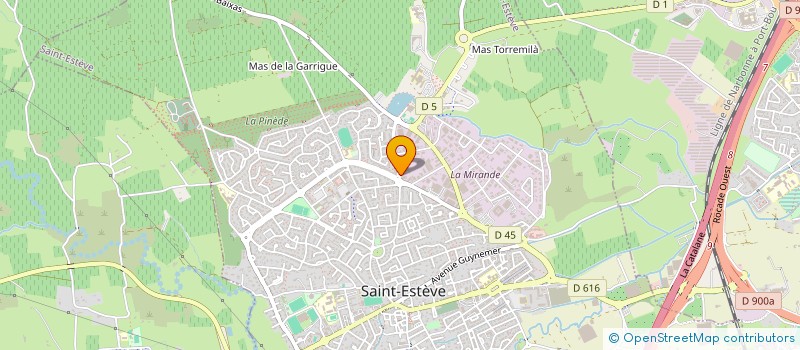 localisation de l'entreprise SCI RODRIGUEZ-ROIG  SAINT-ESTEVE