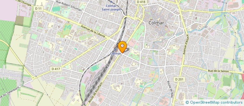 localisation de l'entreprise SCI RODRIGUEZ/SCHERBERICH  COLMAR