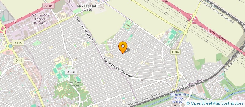 localisation de l'entreprise SCI RODY  MITRY-MORY