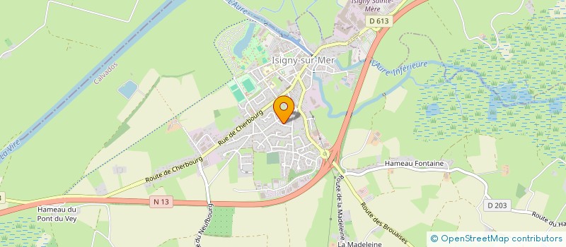 localisation de l'entreprise SCI RODZINA  ISIGNY-SUR-MER