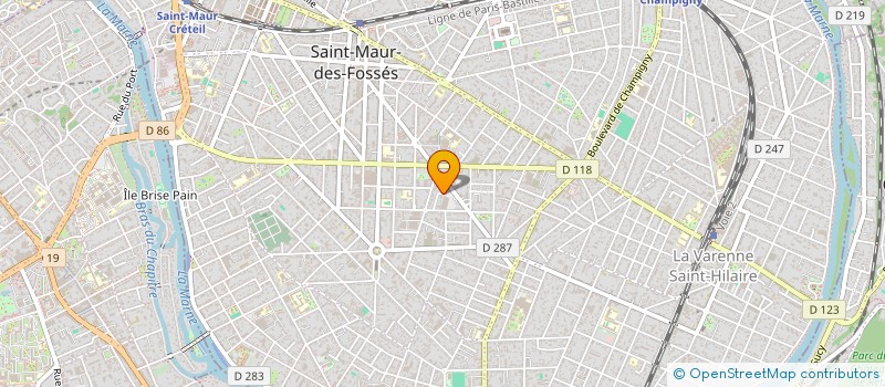 localisation de l'entreprise SCI ROEL à SAINT-MAUR-DES-FOSSES