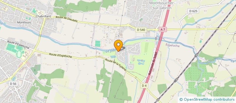 localisation de l'entreprise SCI ROERPE  MONTBOUCHER-SUR-JABRON