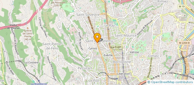 localisation de l'entreprise SCI ROFRAN à NICE