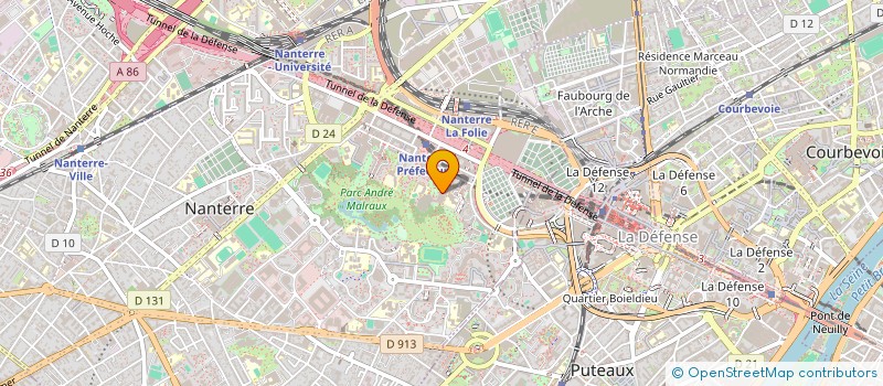 localisation de l'entreprise SCI ROGA  NANTERRE