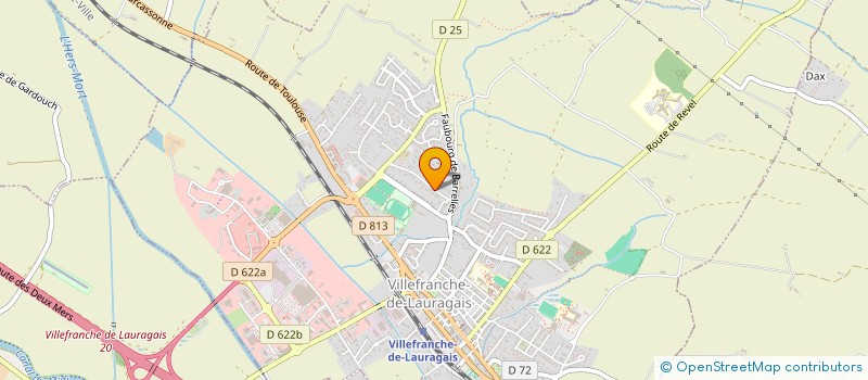 localisation de l'entreprise SCI ROGAND  VILLEFRANCHE-DE-LAURAGAIS