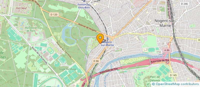 localisation de l'entreprise SCI  ROGANE  NOGENT-SUR-MARNE