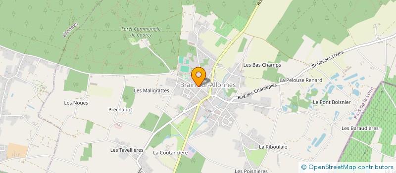 localisation de l'entreprise SCI ROGEGERO  BRAIN-SUR-ALLONNES