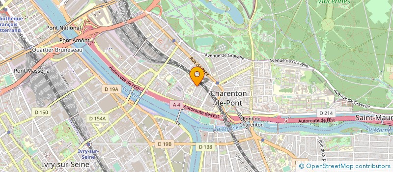 localisation de l'entreprise SCI ROGER  CHARENTON-LE-PONT