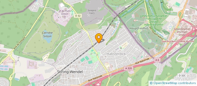 localisation de l'entreprise SCI ROGER  STIRING WENDEL