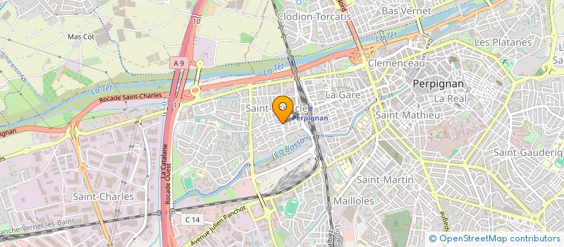 localisation de l'entreprise SCI ROGER  PERPIGNAN