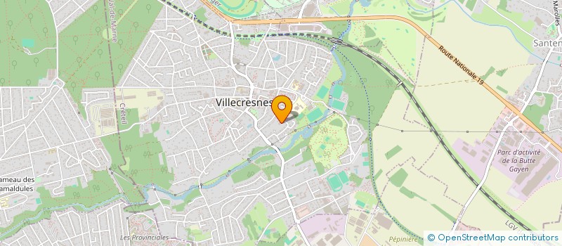 localisation de l'entreprise SCI ROGER  VILLECRESNES