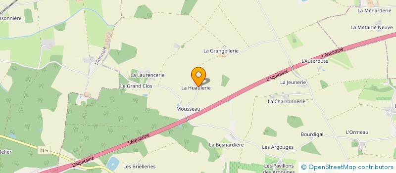 localisation de l'entreprise SCI ROGER à REUGNY