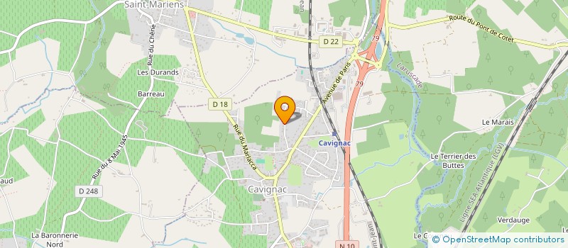 localisation de l'entreprise SCI ROGER à CAVIGNAC