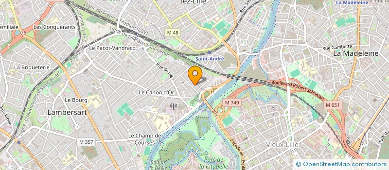 localisation de l'entreprise SCI ROGER à LAMBERSART