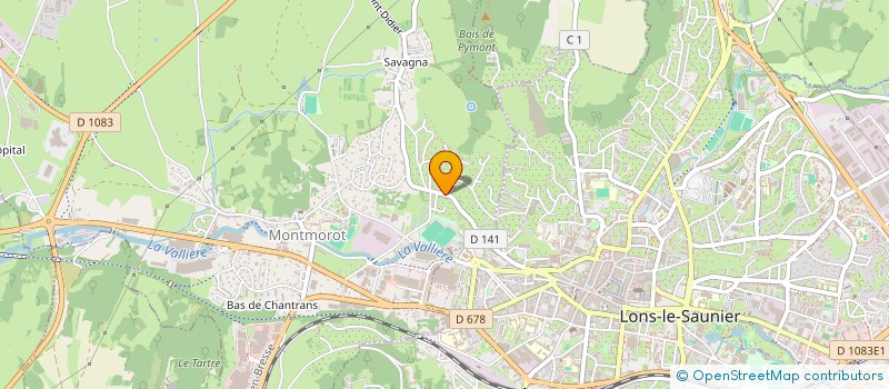 localisation de l'entreprise SCI ROGER PEYSSONNEAUX  MONTMOROT