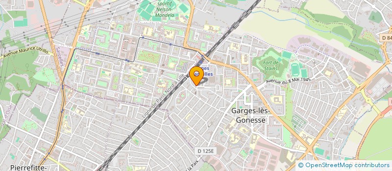 localisation de l'entreprise SCI ROGER SALENGRO95 à GARGES-LES-GONESSE