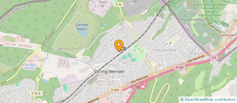 localisation de l'entreprise SCI ROGERNICO  STIRING-WENDEL