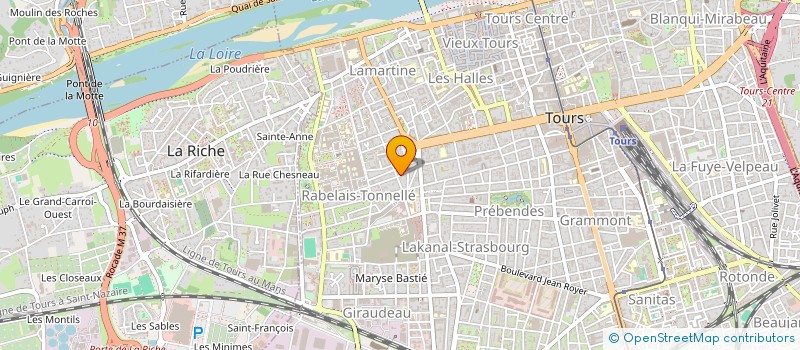 localisation de l'entreprise SCI ROGEZ  TOURS