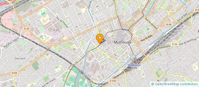 localisation de l'entreprise SCI ROGGENBERG  MULHOUSE