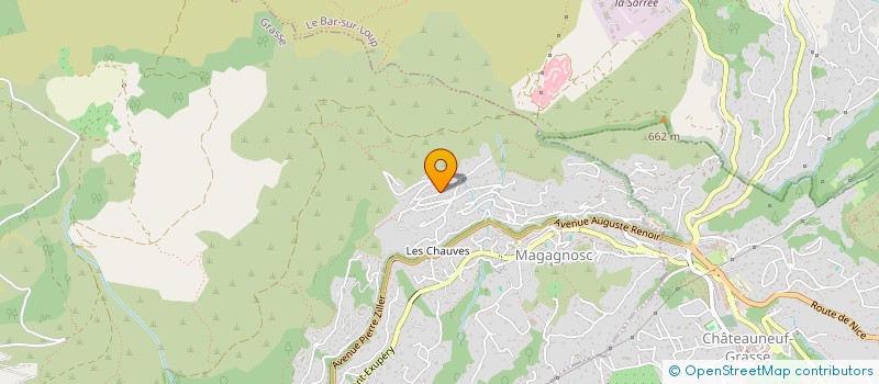 localisation de l'entreprise SCI ROGIL à GRASSE