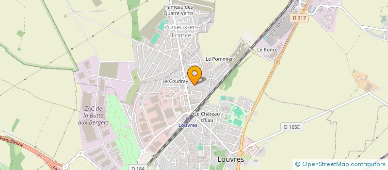 localisation de l'entreprise SCI ROGIL  LOUVRES