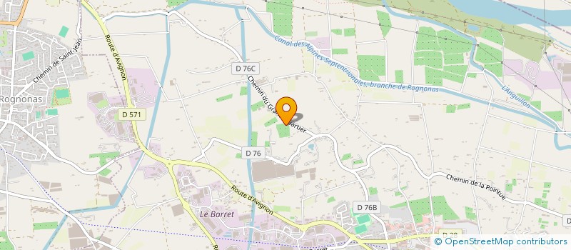 localisation de l'entreprise SCI ROGILINE  CHATEAURENARD