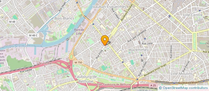 localisation de l'entreprise SCI ROGIM III à LILLE