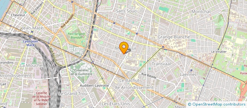 localisation de l'entreprise SCI ROGIN MARLHINS  LYON