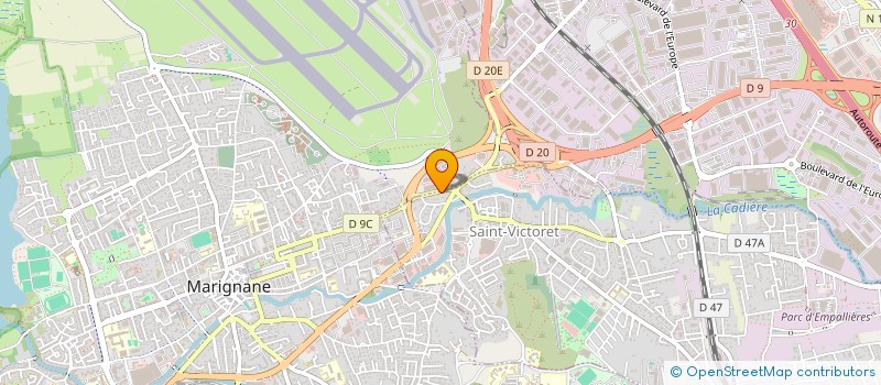 localisation de l'entreprise SCI ROGNAC PLUS  MARIGNANE