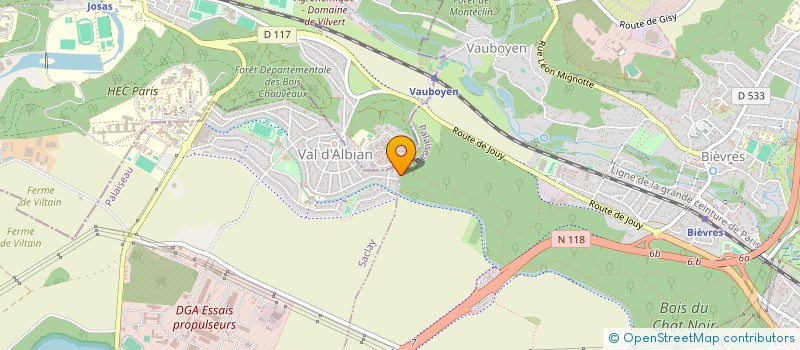 localisation de l'entreprise SCI ROGNONAS 1  SACLAY