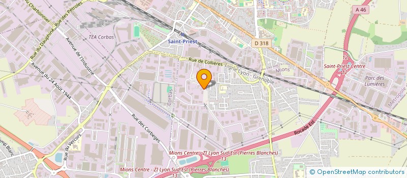 localisation de l'entreprise SCI ROGO  MIONS