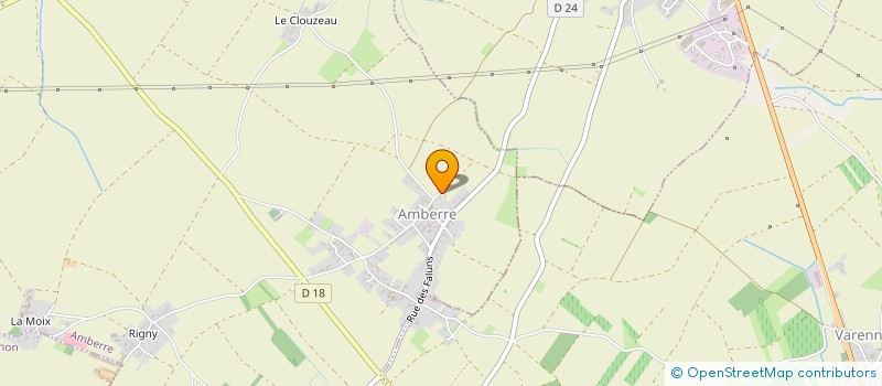 localisation de l'entreprise SCI ROGUELET  AMBERRE