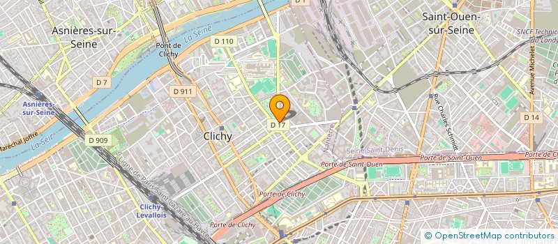 localisation de l'entreprise SCI ROGUET à CLICHY
