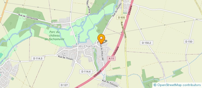 localisation de l'entreprise SCI ROGUET BERLIOZ à VER-LES-CHARTRES