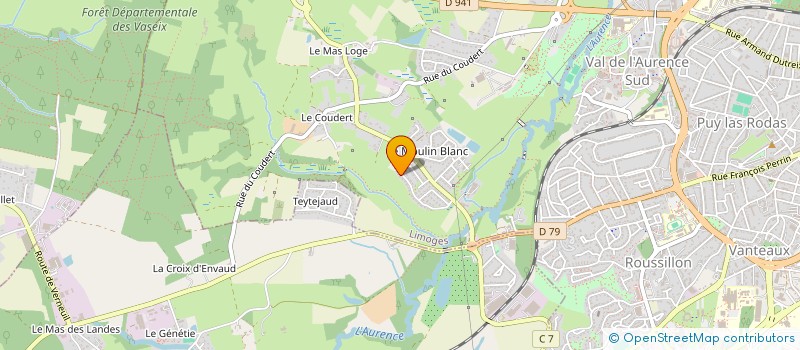 localisation de l'entreprise SCI ROGUI à LIMOGES