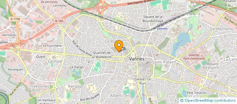 localisation de l'entreprise SCI ROHAN-JARDINS à VANNES